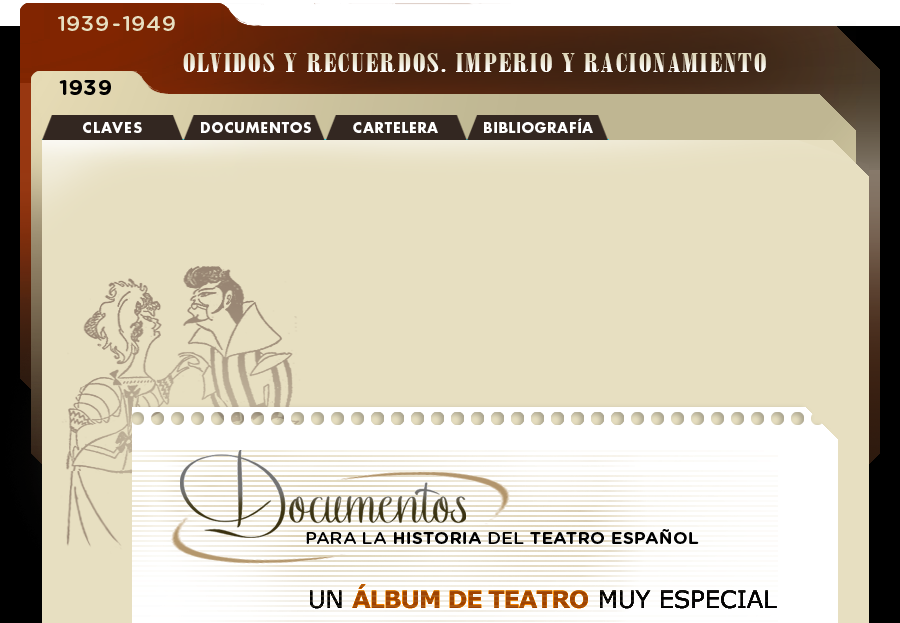 Fondo de la botonera. Documentos: Un albúm de teatro muy especial