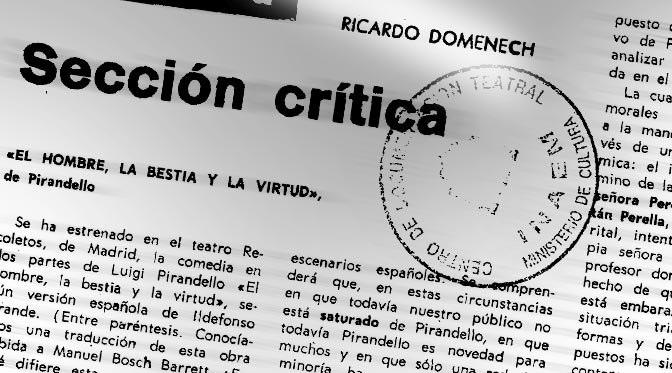 Ricardo  Doménech y Primer Acto